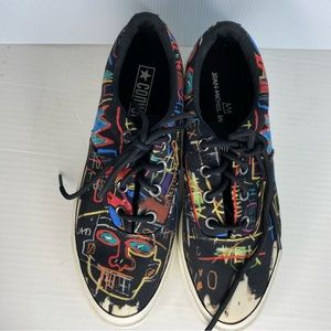 Converse Jean-Michel Basquiat Lace Sneaker M-7 W-8.5 “King of Egypt” New w/o Box